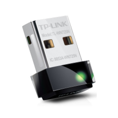 TP-Link bežični N USB Nano adapter 150Mbps (2.4GHz), 802.11n/g/b  -TL-WN725N